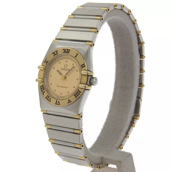 OMEGA Constellation Mini Watches Silver / Gold goldDial Stainless Steel Qu... main image 6